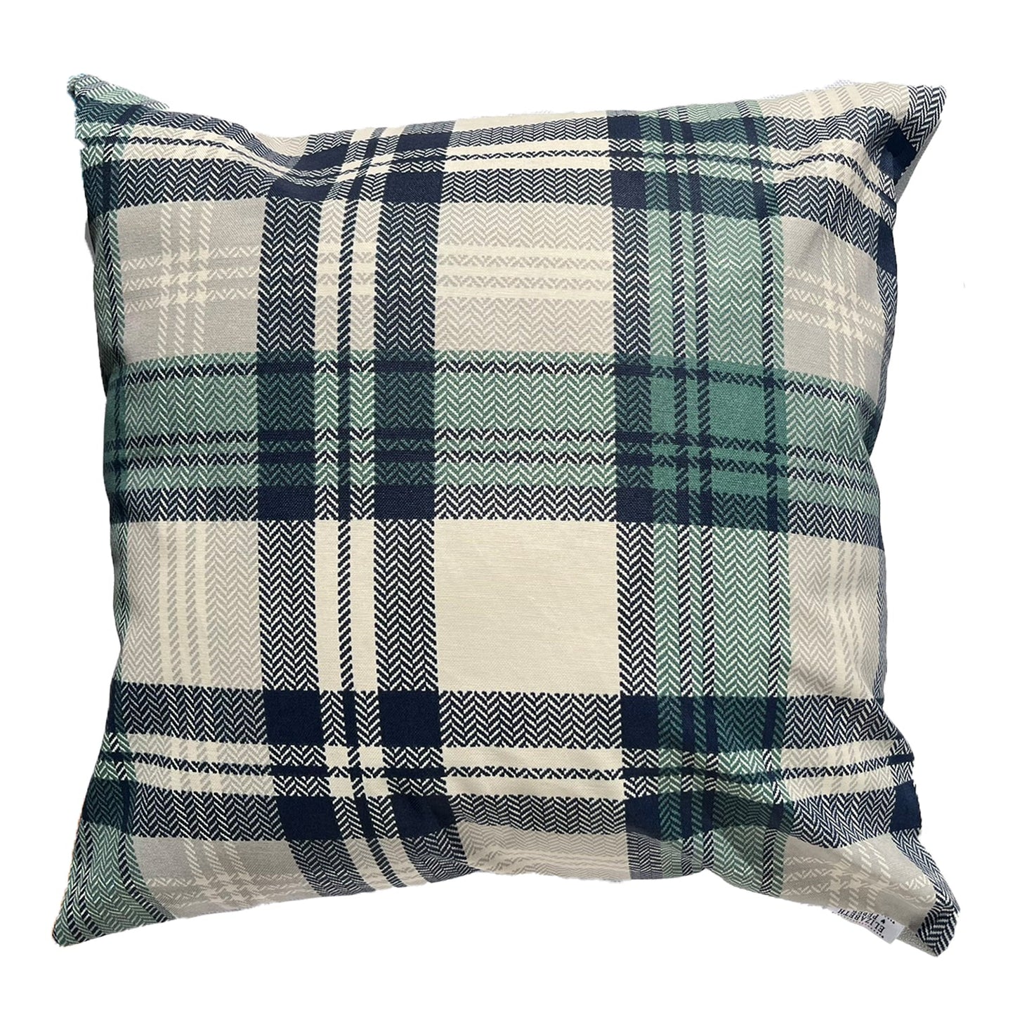 Funda Cojin Decorativo Diseño Escoces Verde