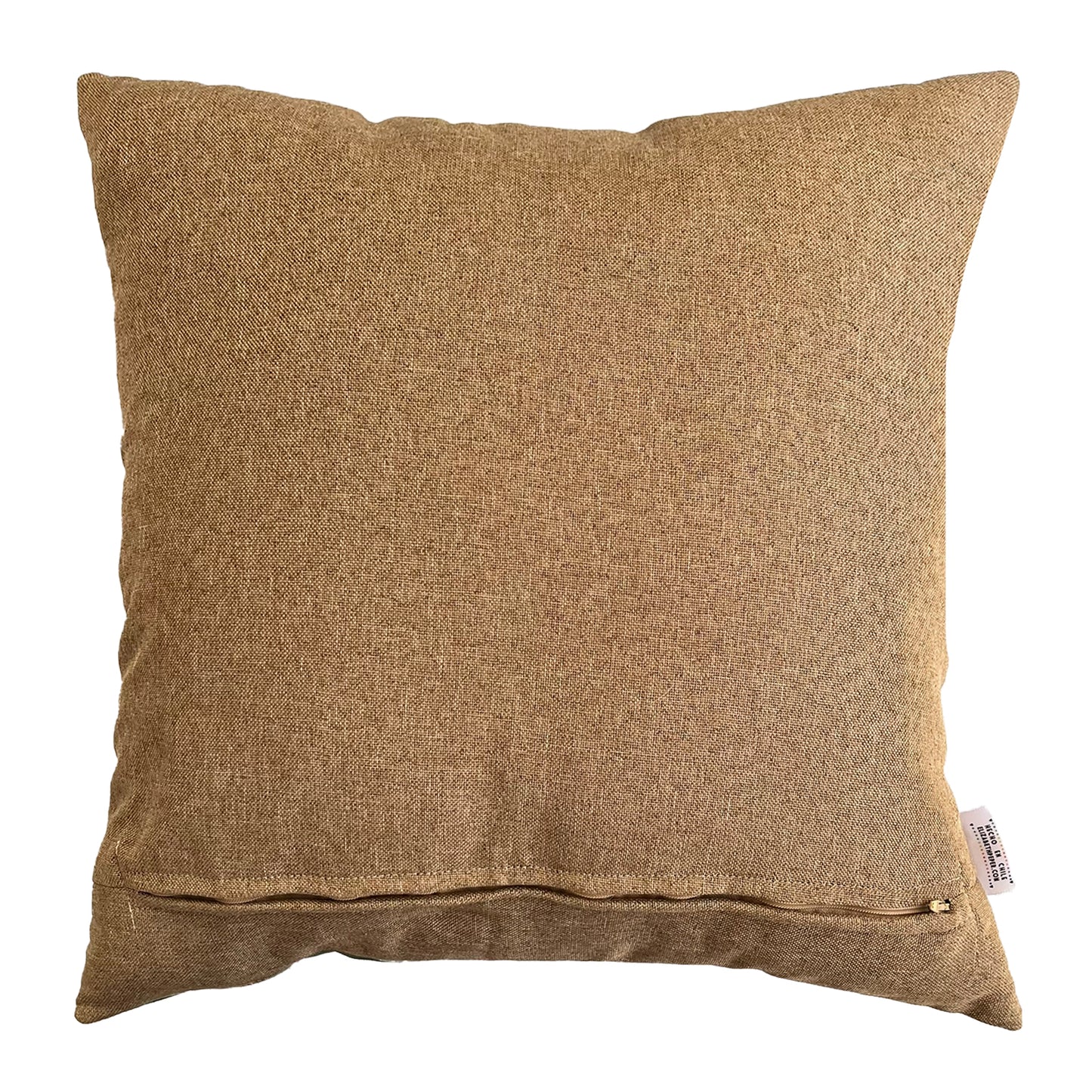 Funda Cojin Decorativo Diseño Pinceles Rosa Verde