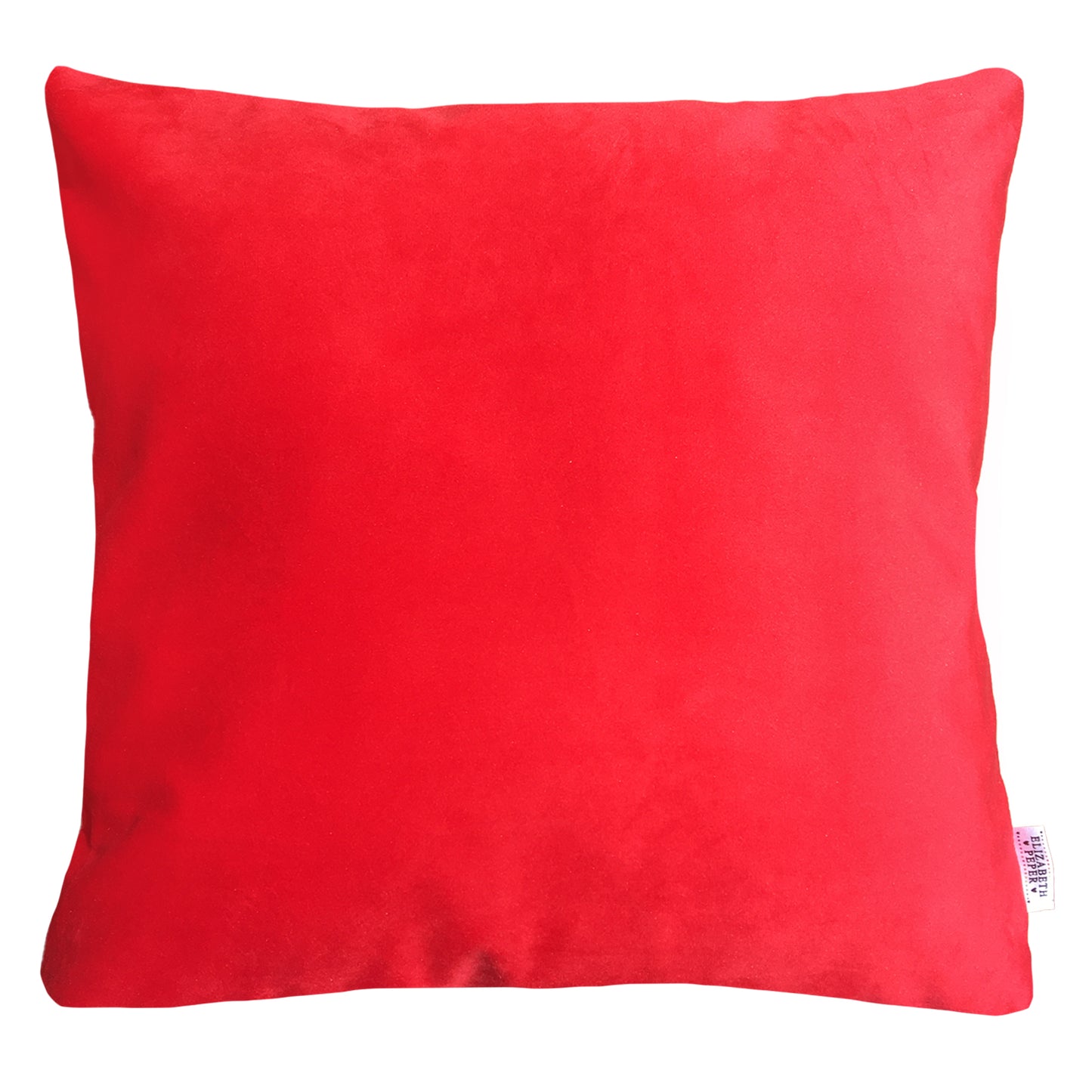 Funda Cojín Decorativo diseño suave Rojo