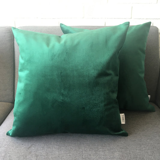 Funda Cojín Decorativo diseño suave Verde