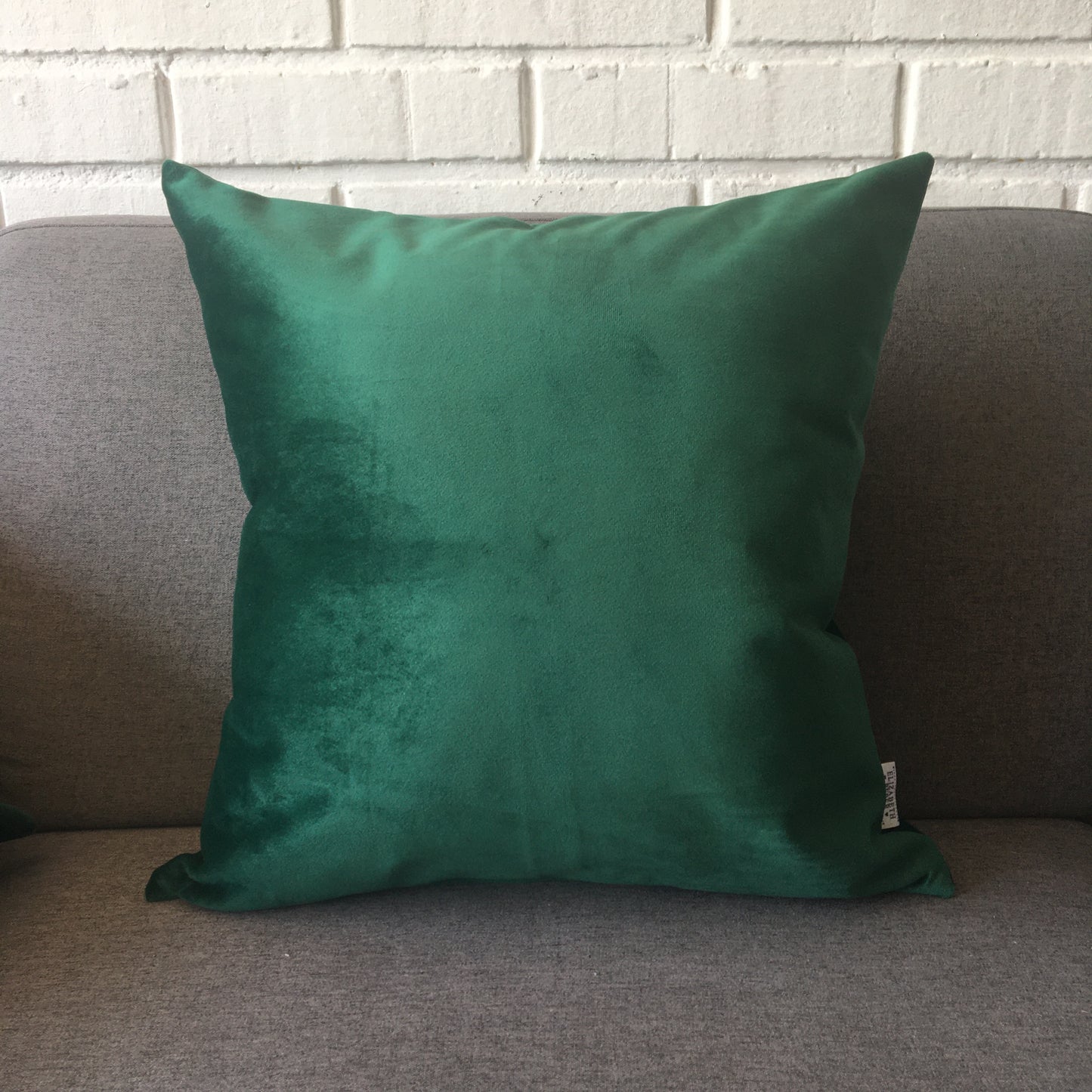 Funda Cojín Decorativo diseño suave Verde