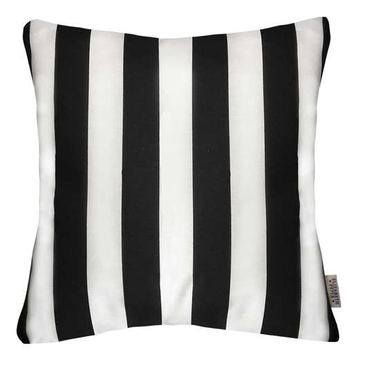 Funda Cojín Decorativo diseño Rayas Blanco y Negro