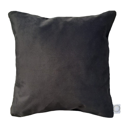 Funda Cojín Decorativo diseño Tela Negro Corderito