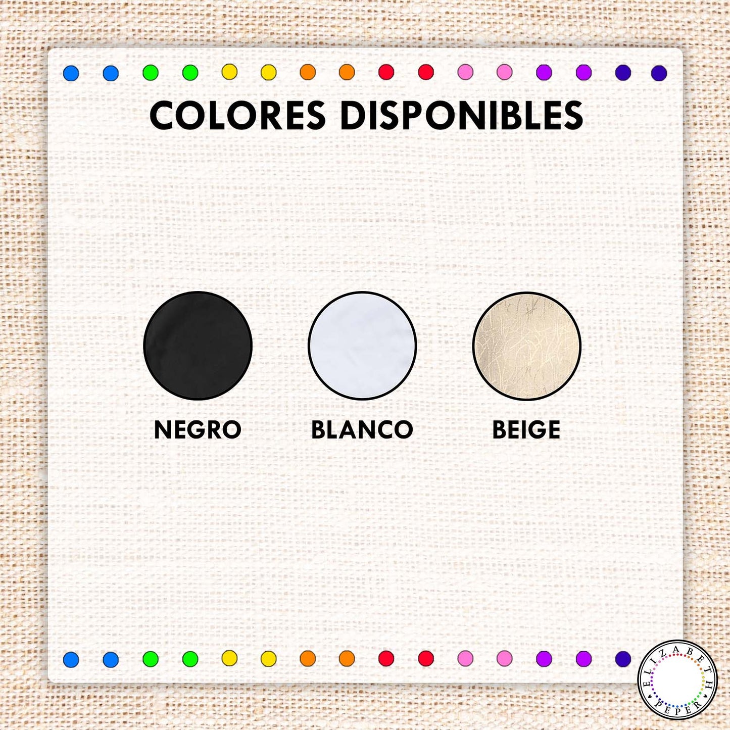 Juego De Servilletas De Tela Color Crema
