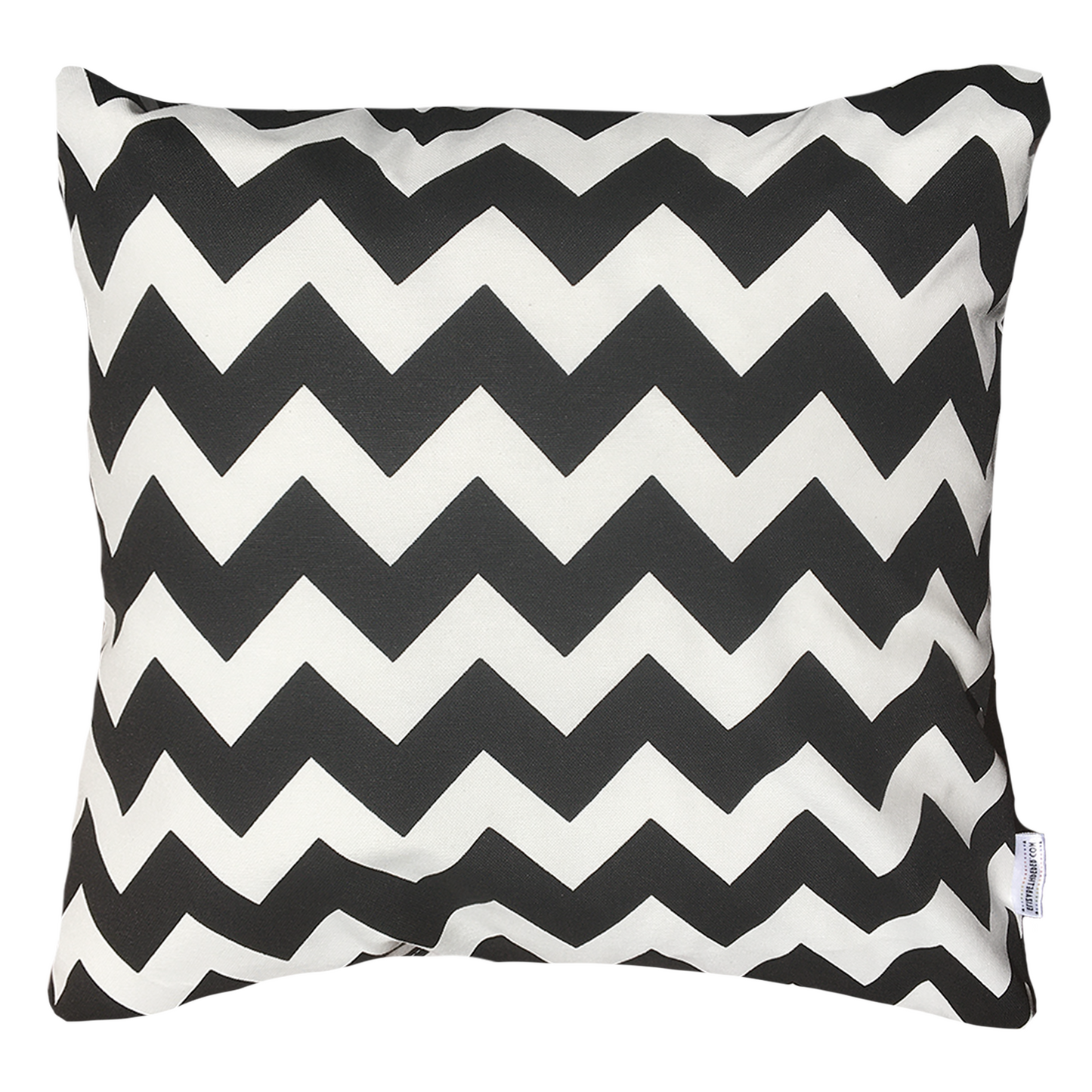Funda Cojín Decorativo diseño ZigZag Blanco y Negro