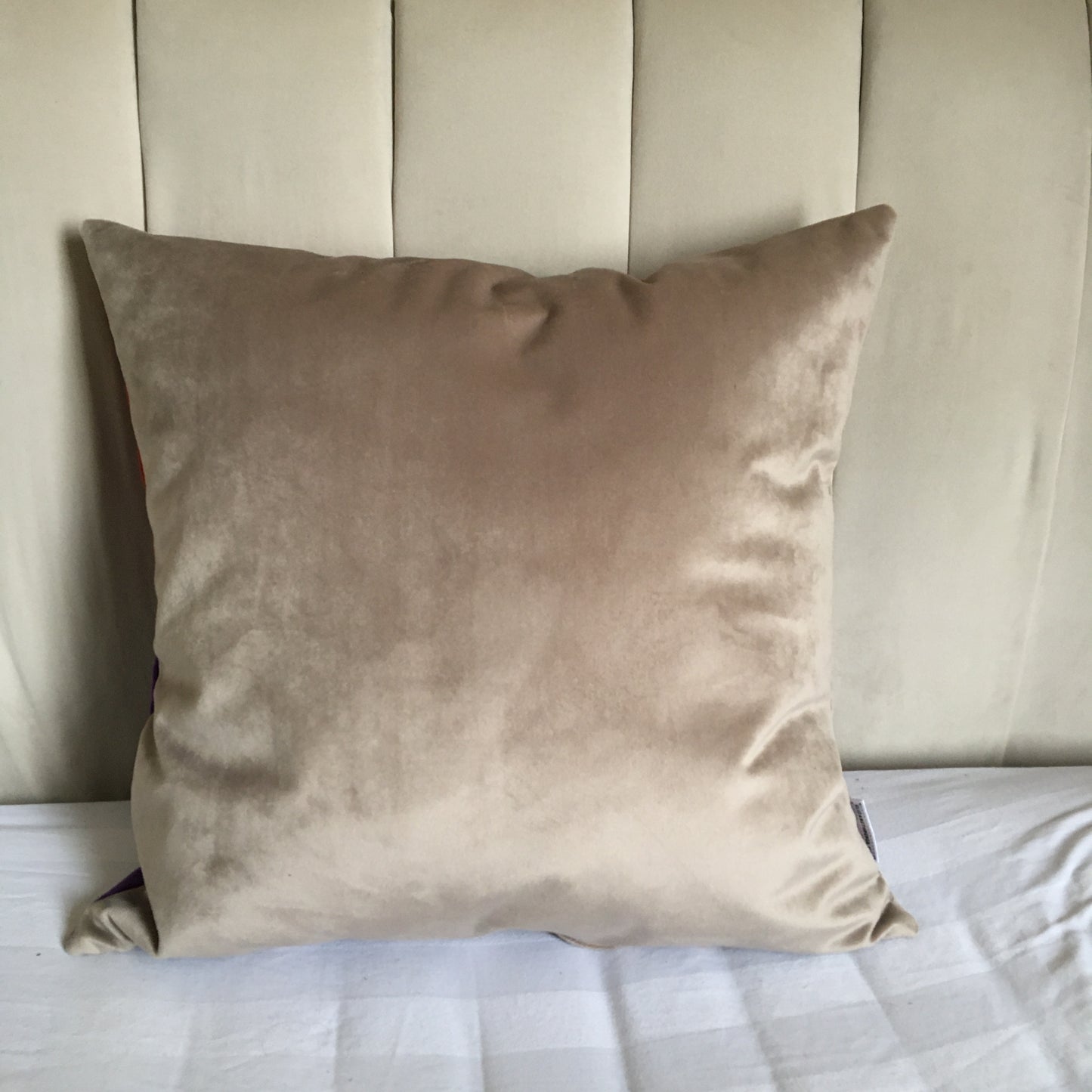 Funda Cojín Decorativo diseño suave Beige