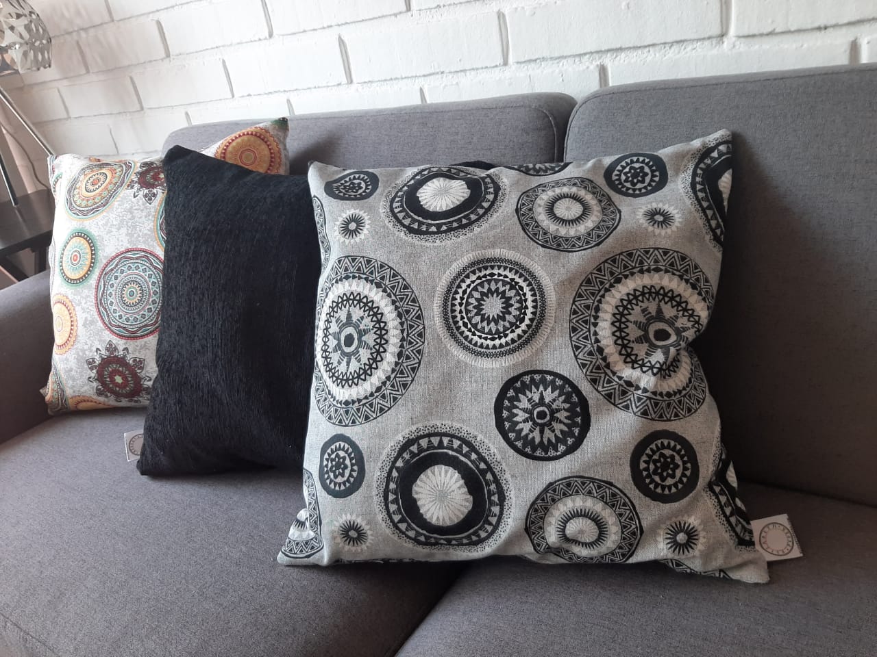 Funda Cojín Decorativo diseño Mandalas de Colores