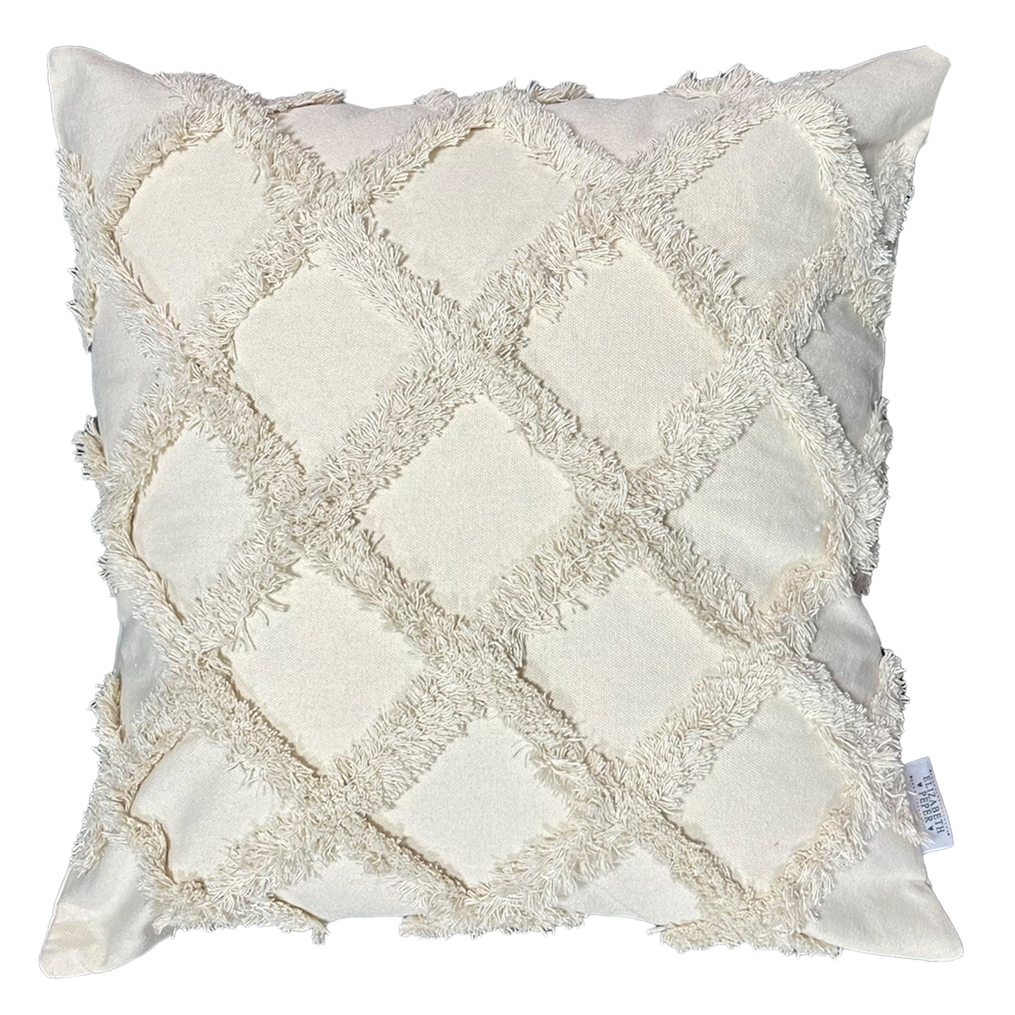 Funda Cojin Decorativo Diseño Bombay Beige 45x45