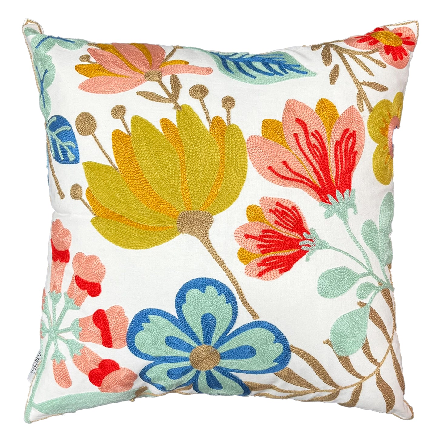 Funda Cojin Decorativo Diseño Tulipan Amarillo 45x45