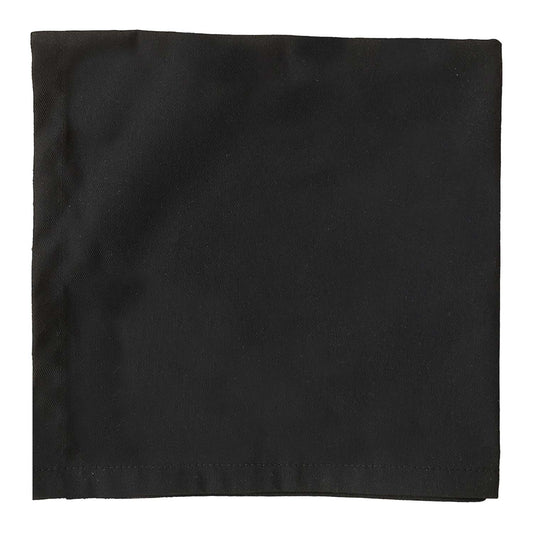 Juego De Servilletas De Tela Color Negro