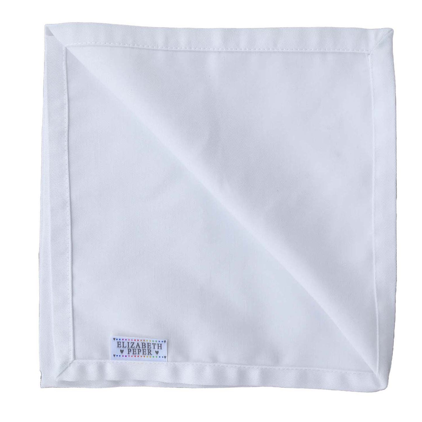 Juego De Servilletas De Tela Color Blanco