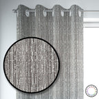 Set de Cortinas Hogar 2 Paños de 140 x 220 cm Gris