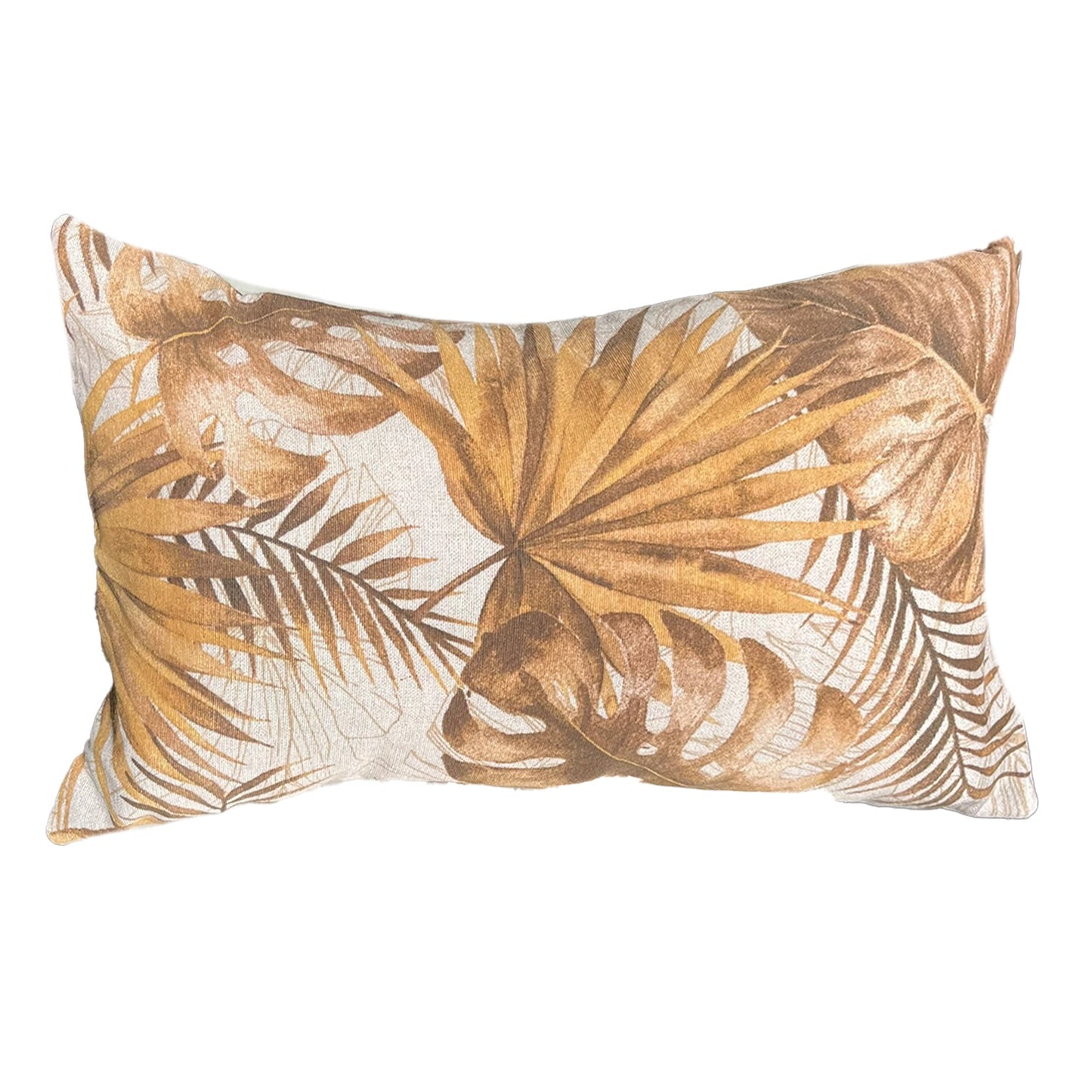Funda Cojin Decorativo Diseño Monstera Otoño
