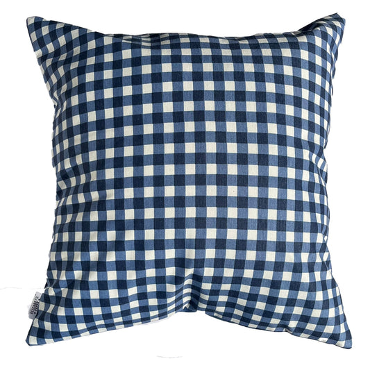 Funda Cojin Decorativo Diseño Rayas Azul