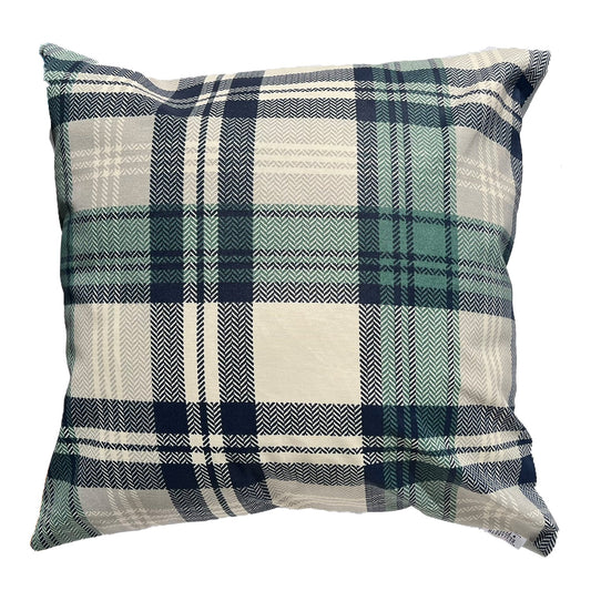 Funda Cojin Decorativo Diseño Escoces Verde