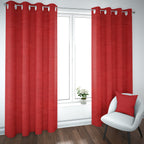Set de Cortinas Blackout 2 Paños de 140 x 220 cm Rojo