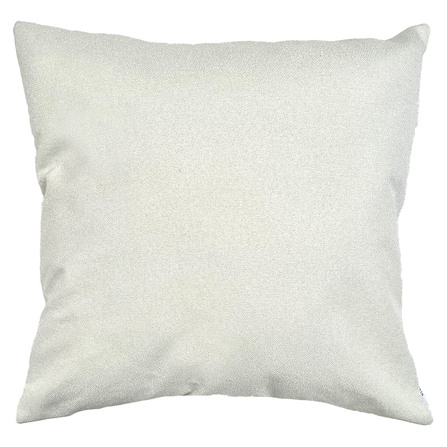 Funda Cojin Decorativo Diseño Lino Blanco