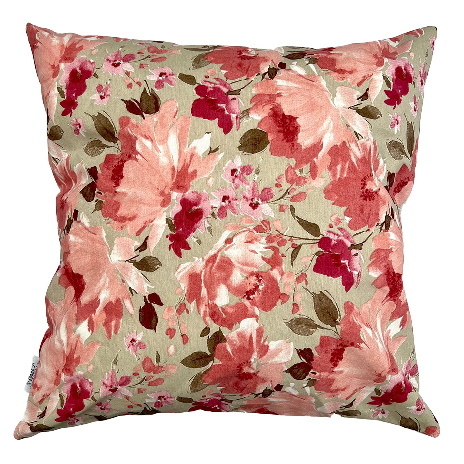 Funda Cojin Decorativo Diseño Floraria Rosa