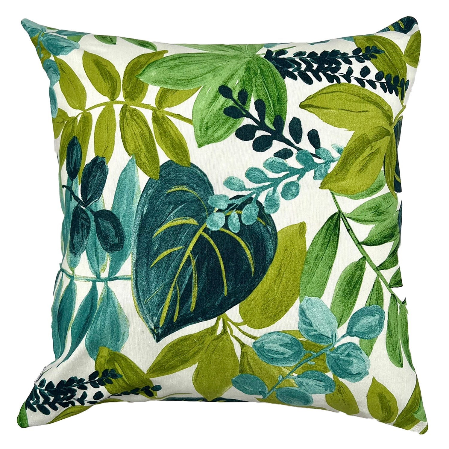 Funda Cojin Decorativo Diseño Verde Botanico