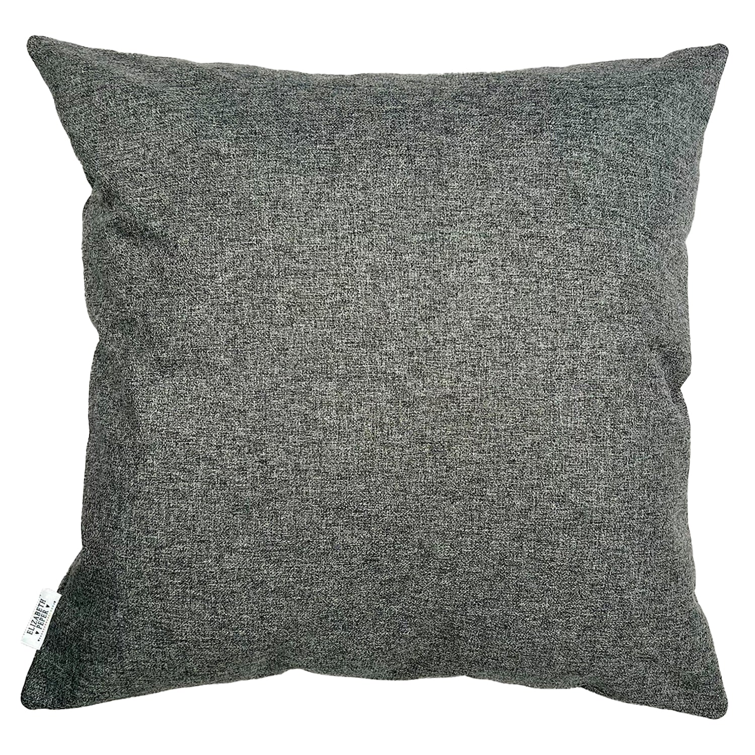 Funda Cojin Decorativo Diseño Lino Gris