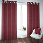 Set de Cortinas Blackout 2 Paños de 140 x 220 cm Rojo Vino