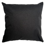Funda Cojin Decorativo Diseño Lino Negro