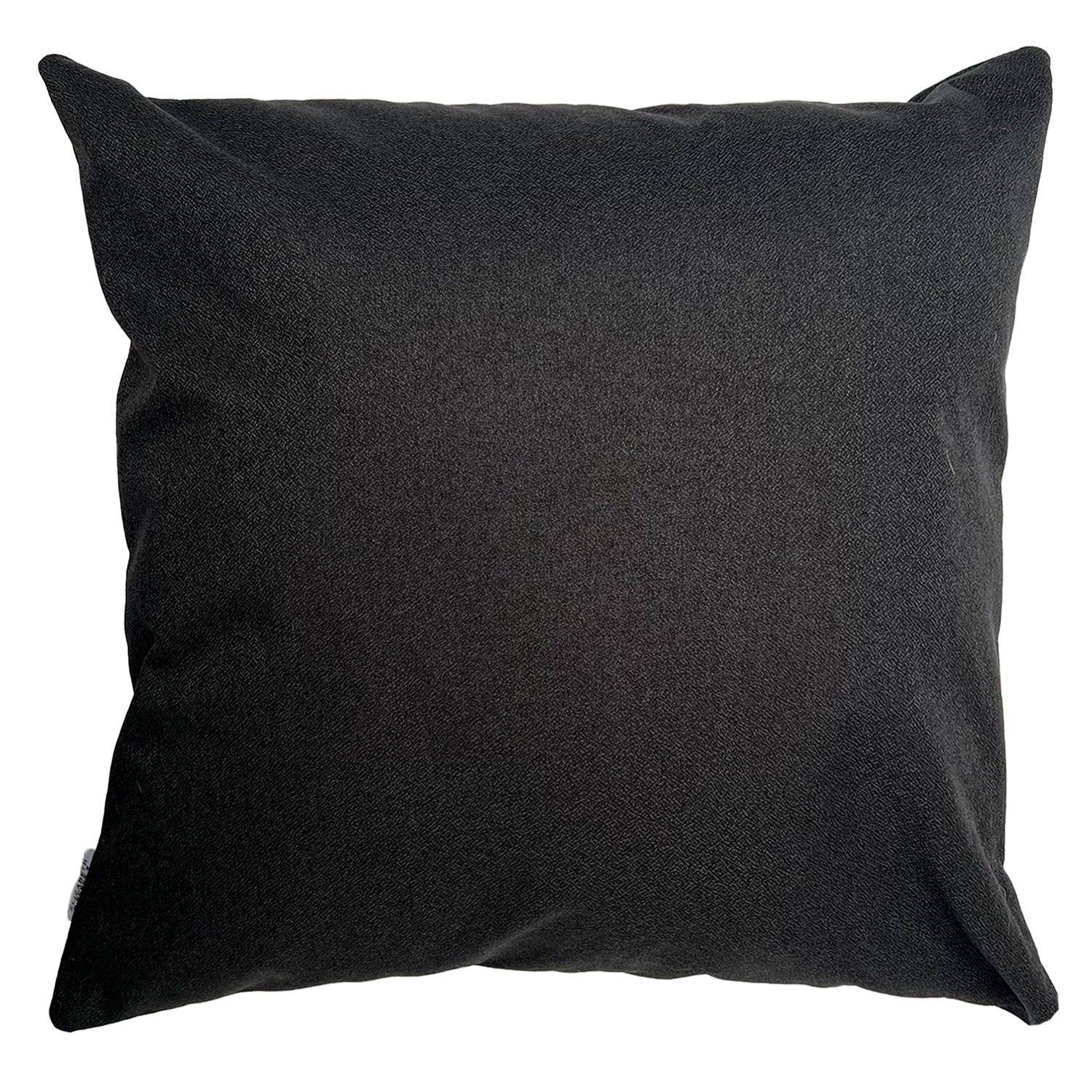 Funda Cojin Decorativo Diseño Lino Negro