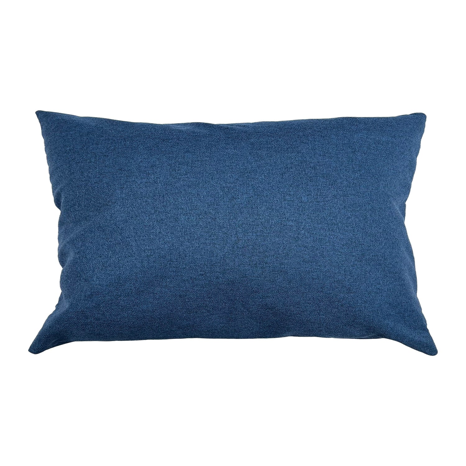 Funda Cojin Decorativo Diseño Lino Azul