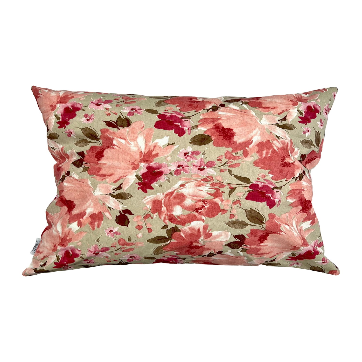 Funda Cojin Decorativo Diseño Floraria Rosa
