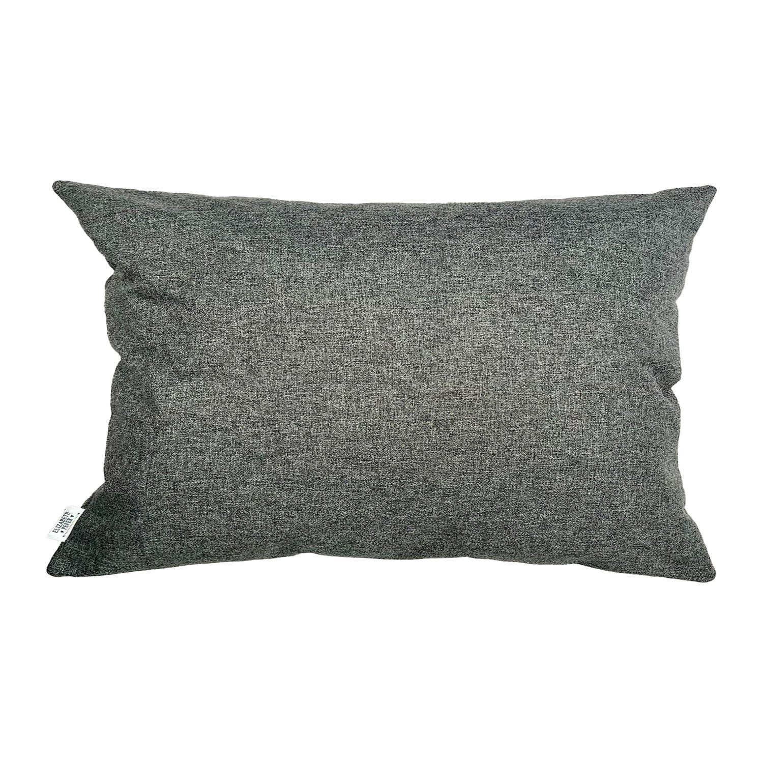 Funda Cojin Decorativo Diseño Lino Gris