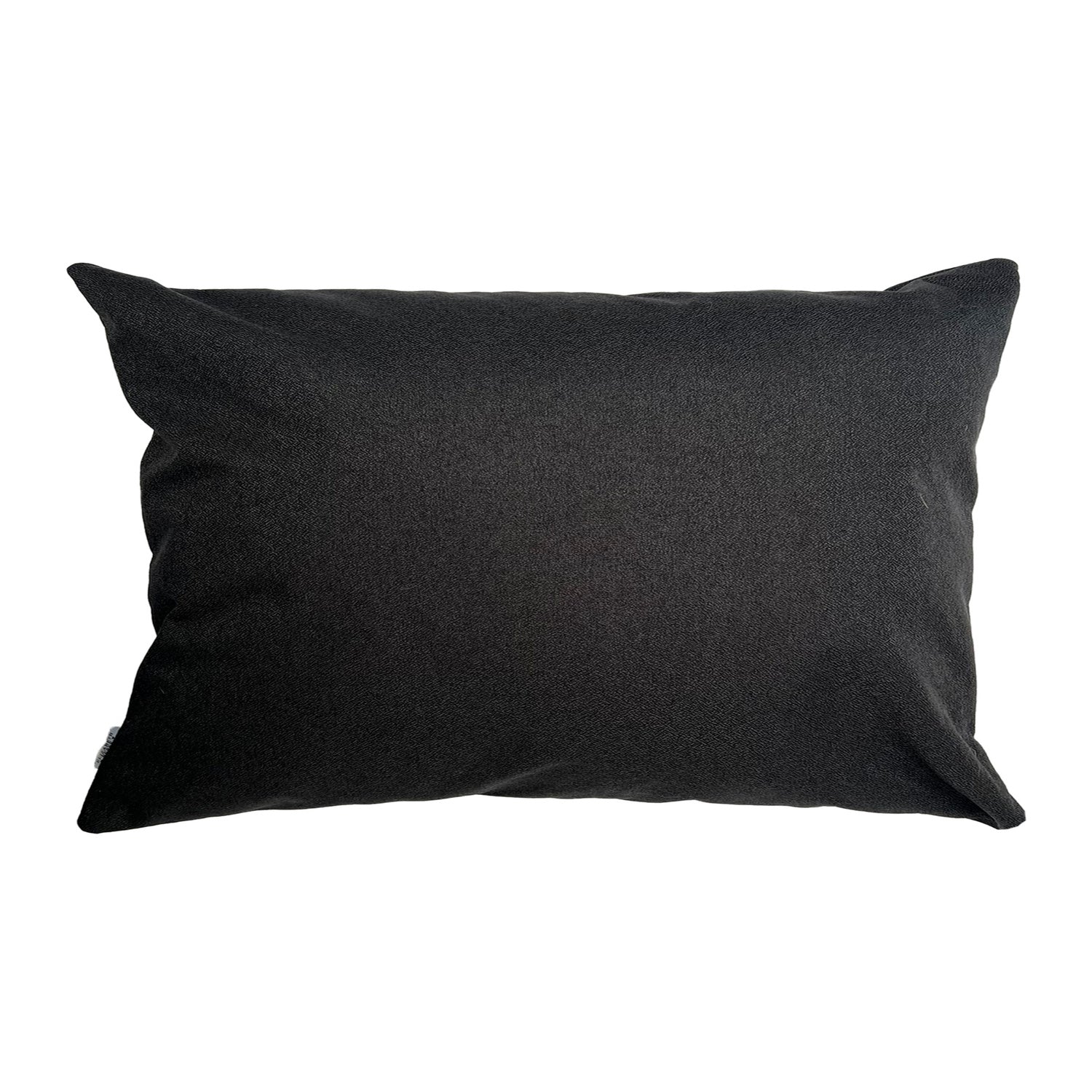 Funda Cojin Decorativo Diseño Lino Negro