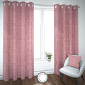 Set de Cortinas Hogar 2 Paños de 140 x 220 cm Rosa