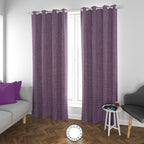 Set de Cortinas Textura Lino 2 Paños de 145 x 220 cm Morado