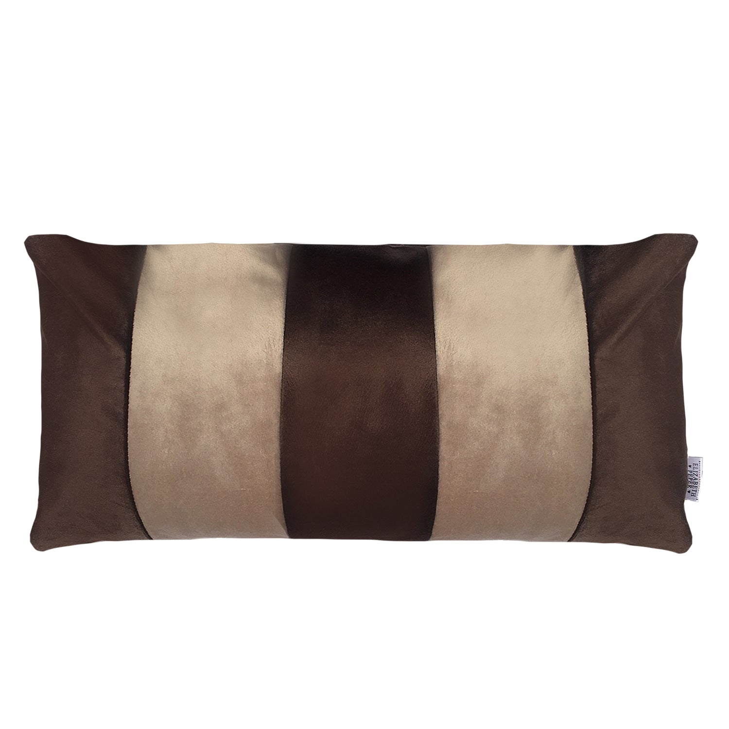 Funda Cojín Decorativo diseño Beige y Café