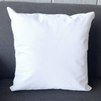 Funda Cojín Decorativo EcoCuero Blanco