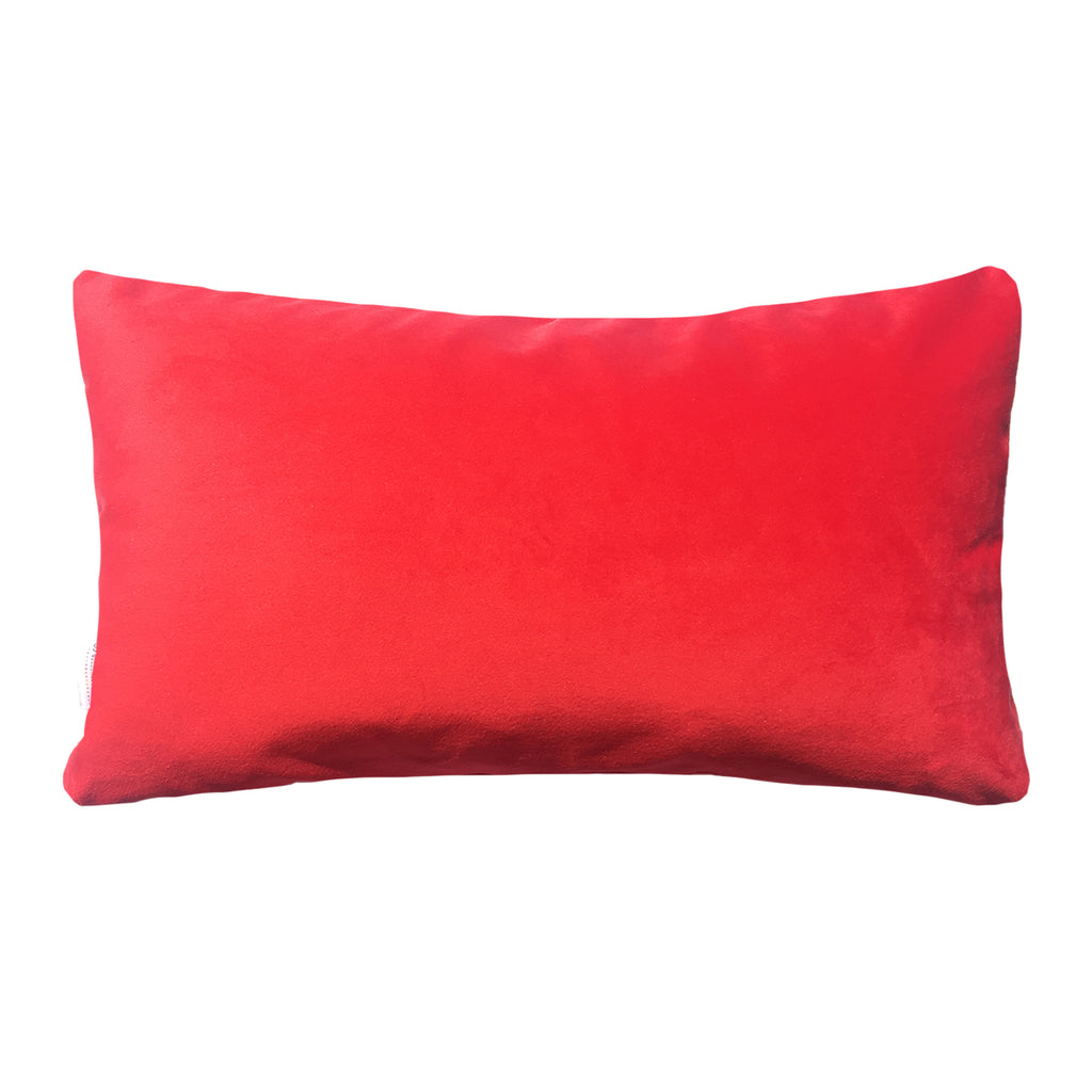 Funda Cojín Decorativo diseño suave Rojo