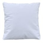 Funda Cojín Decorativo EcoCuero Blanco