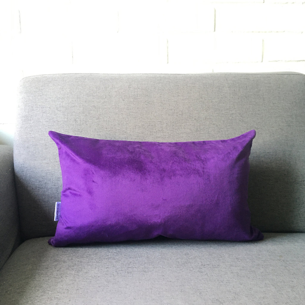 Funda Cojín Decorativo diseño Morado suave