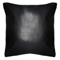 Funda Cojín Decorativo EcoCuero Negro