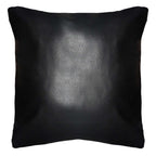 Funda Cojín Decorativo EcoCuero Negro