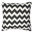 Funda Cojín Decorativo diseño ZigZag Blanco y Negro