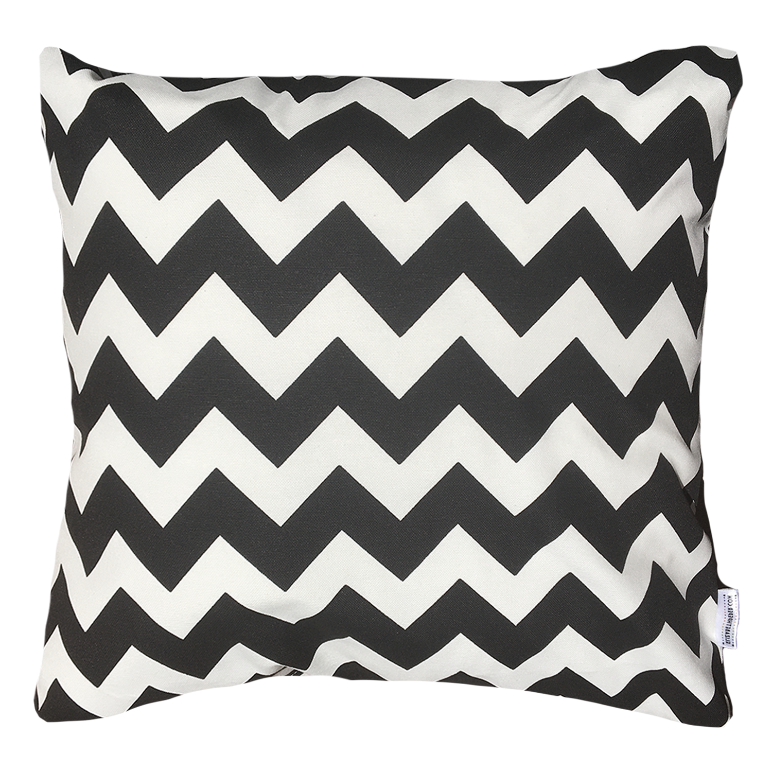 Funda Cojín Decorativo diseño ZigZag Blanco y Negro
