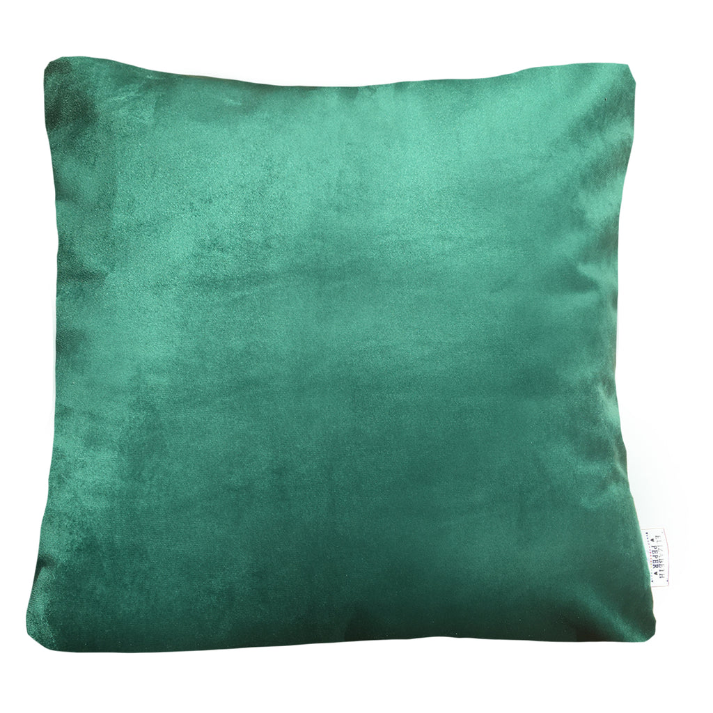 Funda Cojín Decorativo diseño suave Verde