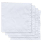Juego De Servilletas De Tela Color Blanco