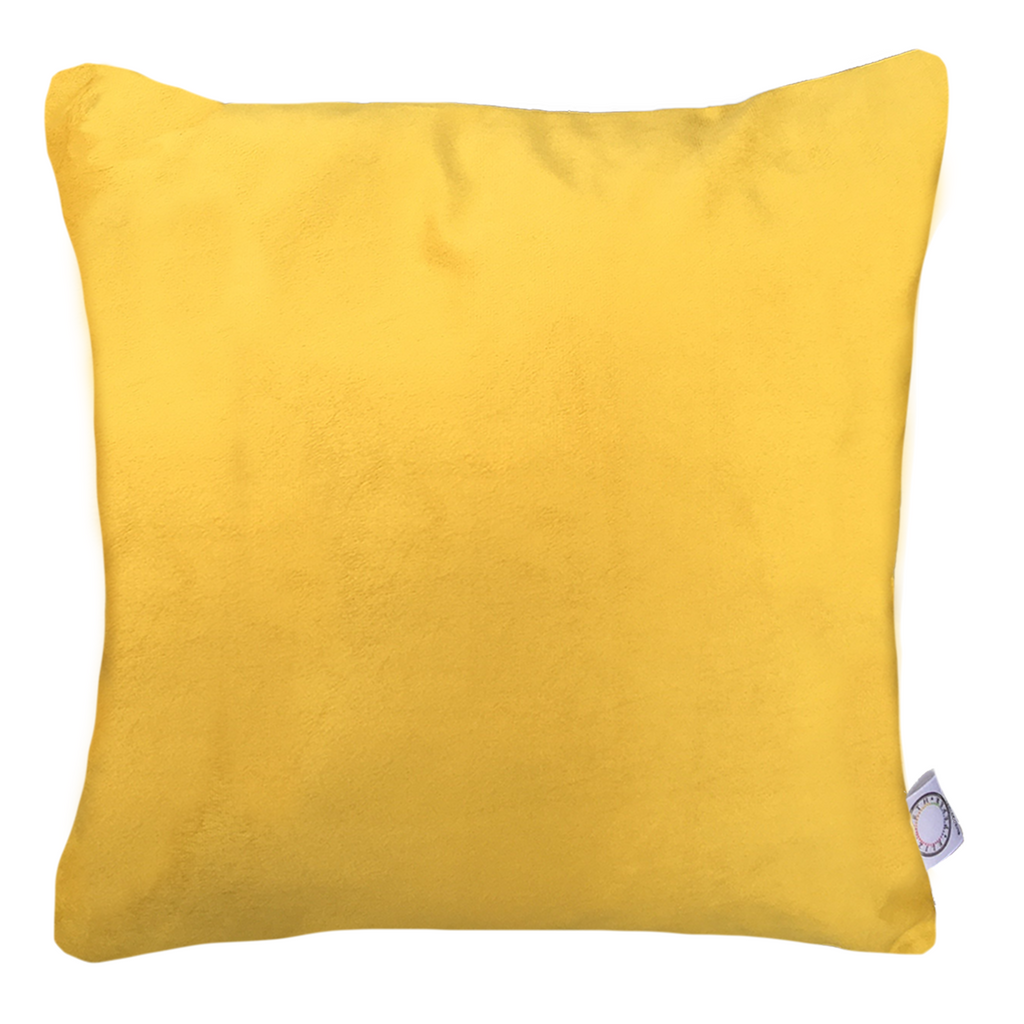 Funda Cojín Decorativo diseño suave Amarillo