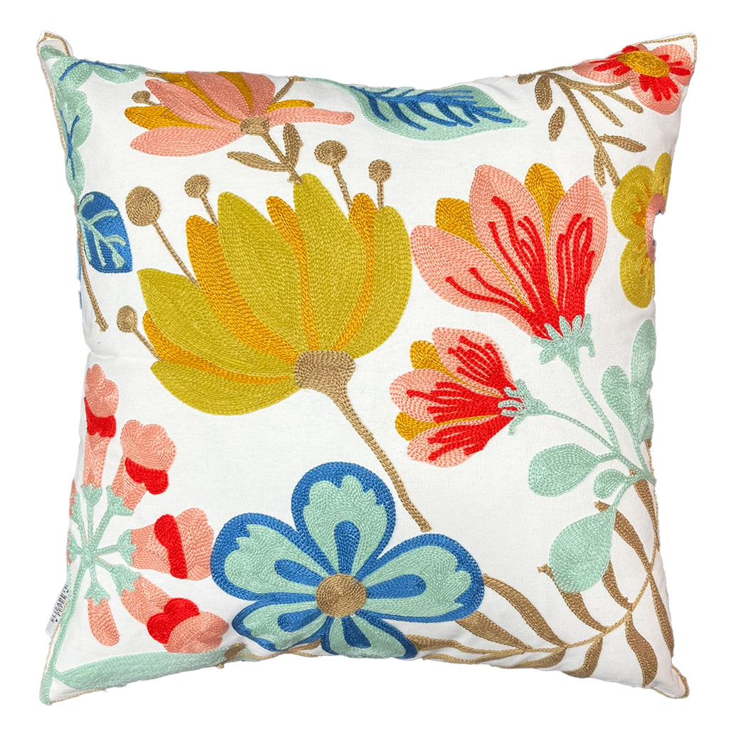 Funda Cojin Decorativo Diseño Tulipan Amarillo 45x45