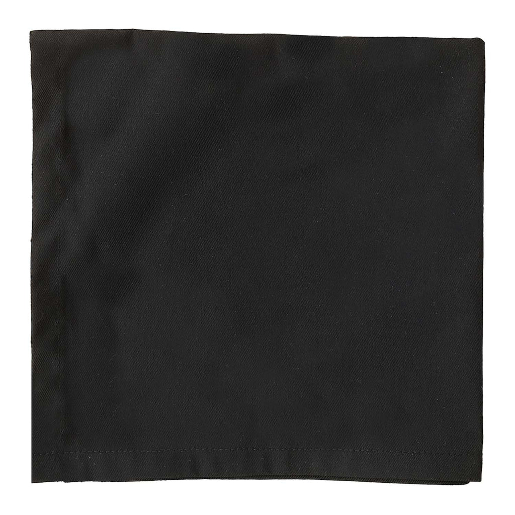 Juego De Servilletas De Tela Color Negro