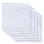 Juego De Servilletas De Tela Color Blanco
