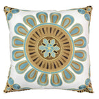 Funda Cojin Decorativo Diseño Bangalore Dorado 45x45