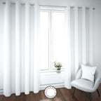 Set de Cortinas Blackout 2 Paños de 140 x 220 cm Blanco